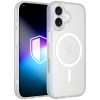 Capa para smartphone 3MK Misty MagCase Apple iPhone 16, compatível com MagSafe, branca