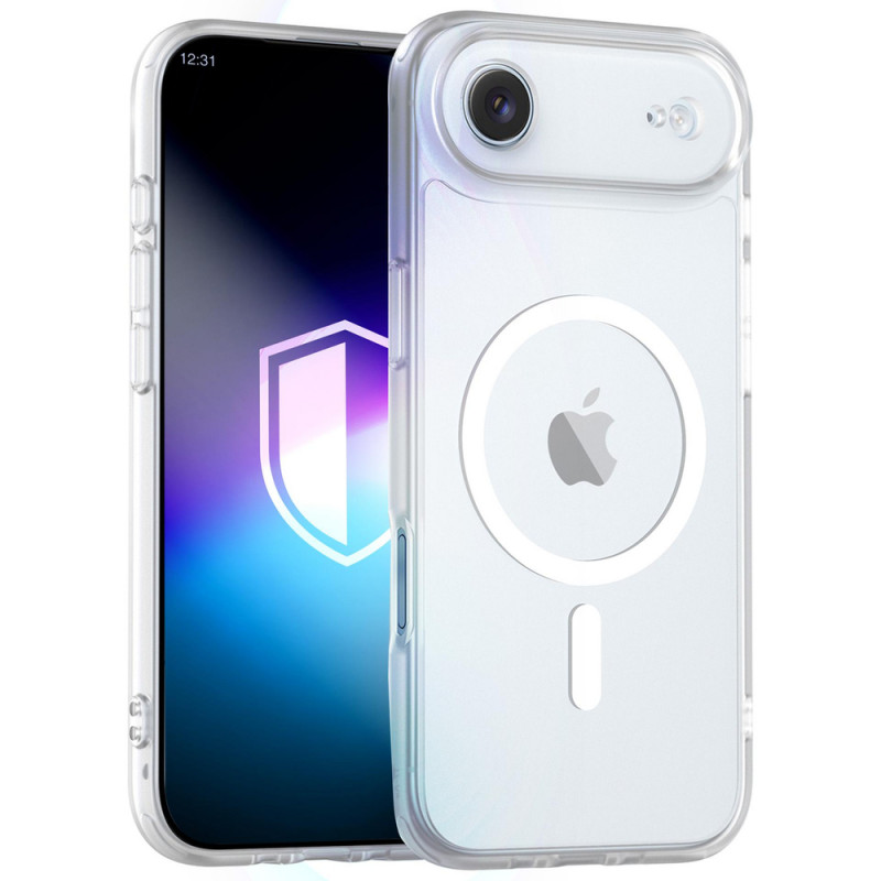 Capa para smartphone 3MK Misty MagCase Apple iPhone Air, compatível com MagSafe, branca