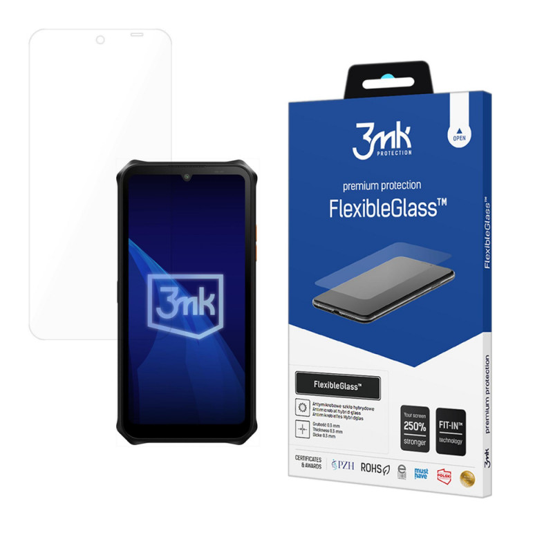 Protetor de ecrã de vidro híbrido 3MK FlexibleGlass Hammer Energy X2