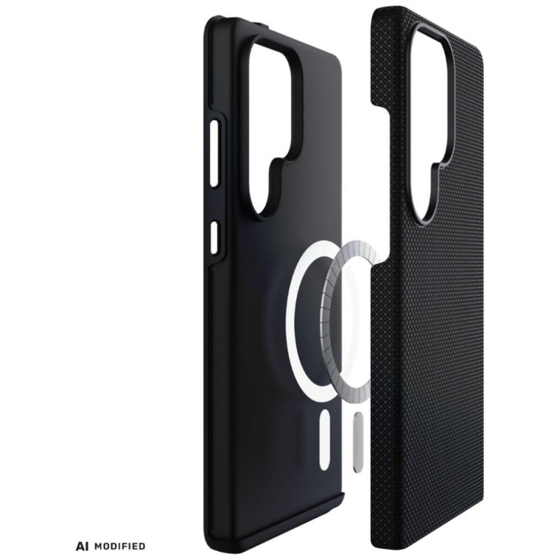 Capa 3MK Fortis MagCase para Samsung Galaxy S24 Ultra, preta
