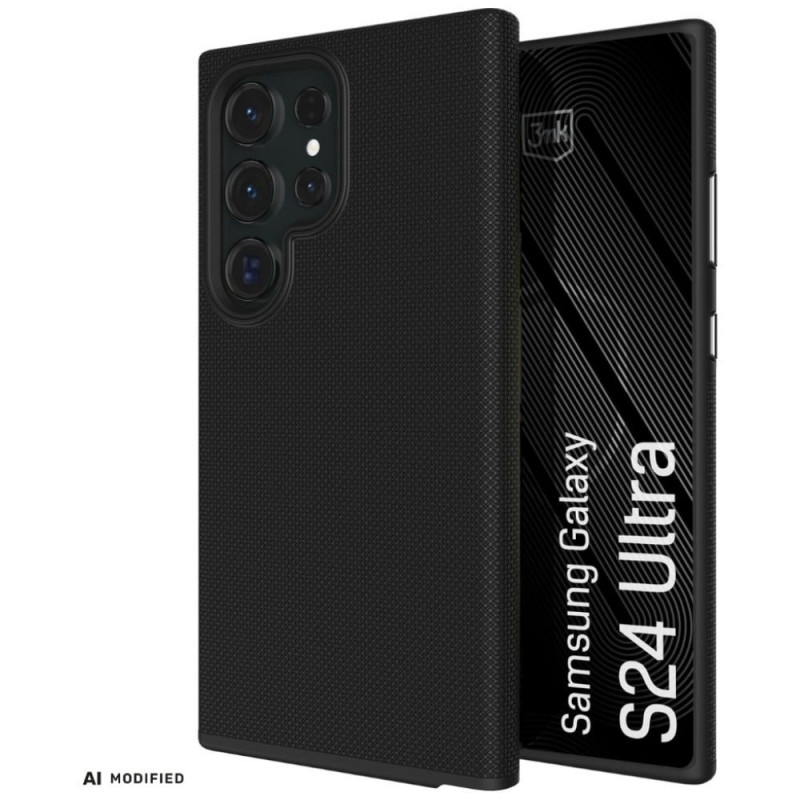 Capa 3MK Fortis MagCase para Samsung Galaxy S24 Ultra, preta