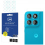 3MK Lens Protection vidro híbrido para lente da câmara Motorola Moto G87 (4 un.)