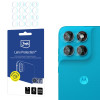 3MK Lens Protection vidro híbrido para lente da câmara Motorola Moto G87 (4 un.)