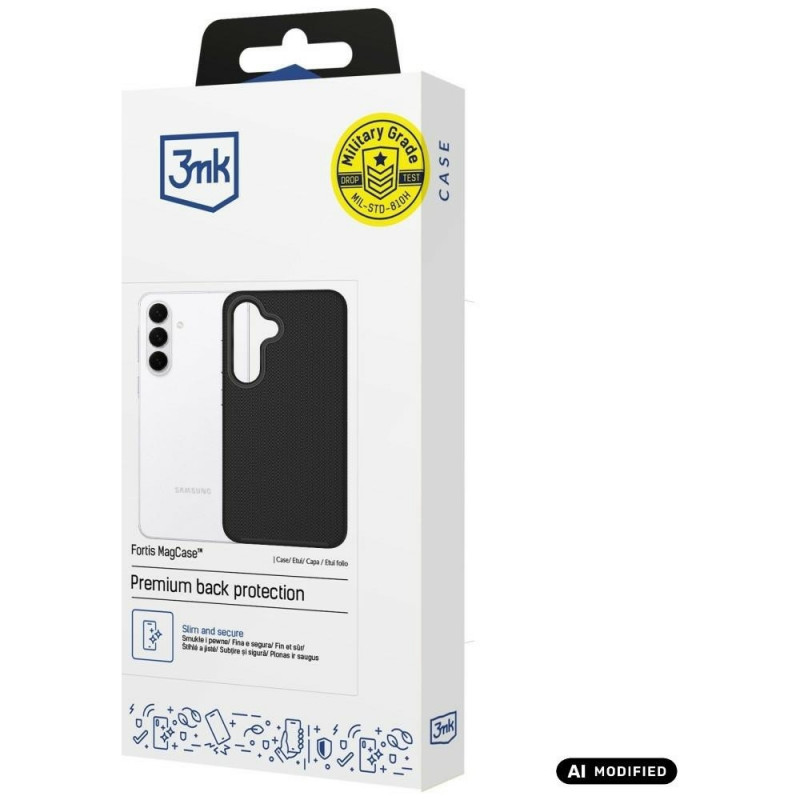 Capa para telemóvel 3MK Fortis MagCase Samsung Galaxy S26 FE, preta