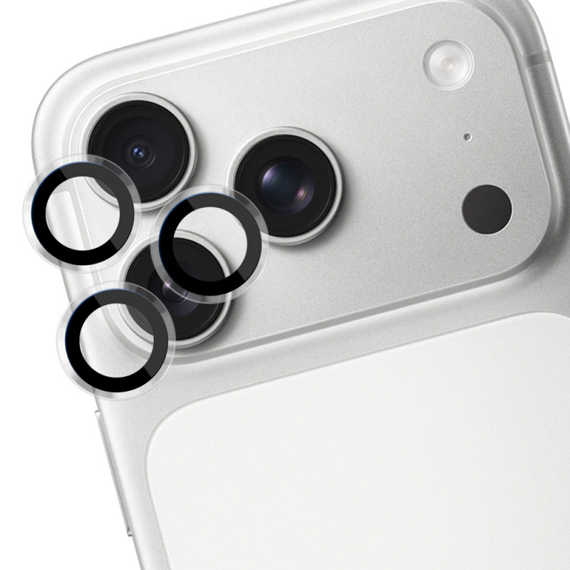 Protetor de lentes de câmara 3MK Lens Protection Pro para Apple iPhone 18 Pro / 18 Pro Max, preto