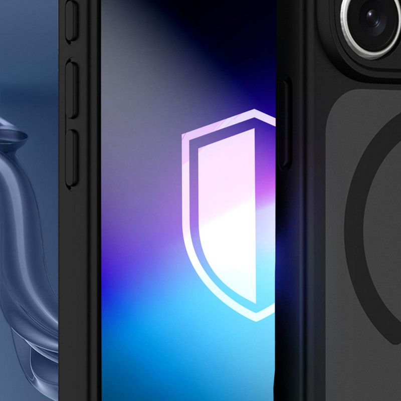 Capa para telemóvel 3MK Misty MagCase Apple iPhone 17 Pro Max / 18 Pro Max, preta