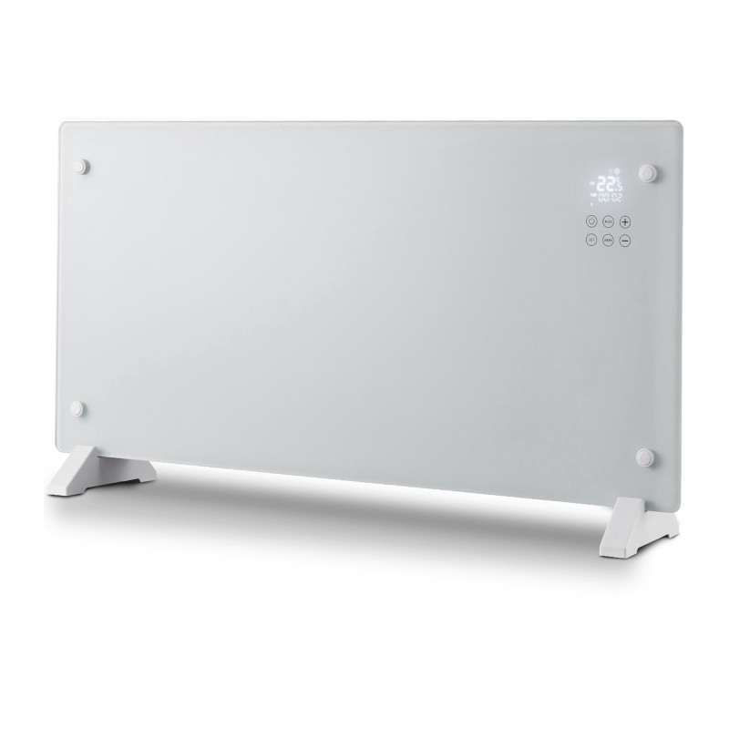 Aquecedor de painel de vidro inteligente Extralink LPL-23A-WH, 2000 W, WiFi, branco