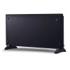 Aquecedor de painel de vidro inteligente Extralink LPL-23A-BL, 2000 W, WiFi, preto
