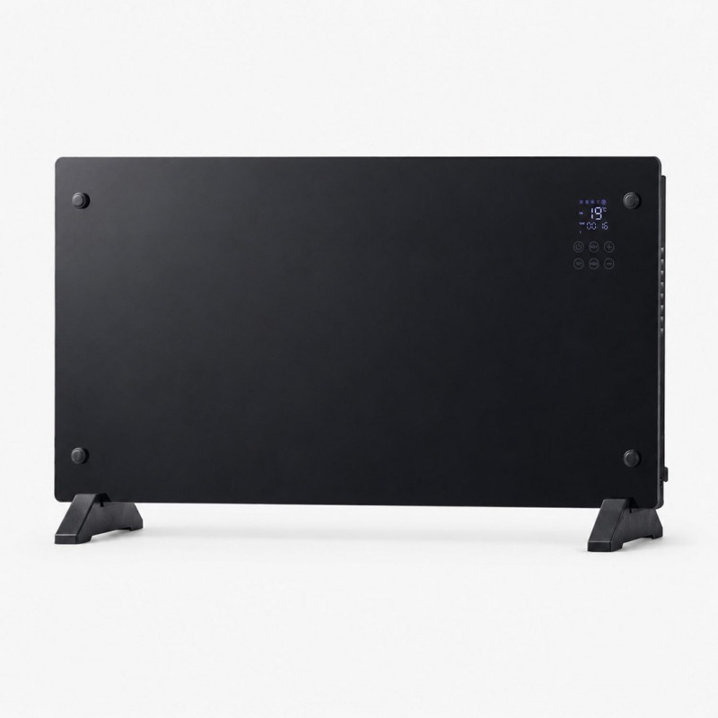 Aquecedor de painel de vidro inteligente Extralink LPL-23A-BL, 2000 W, WiFi, preto