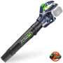 Soprador de folhas Wuber W04402, 40 V, 220 km/h