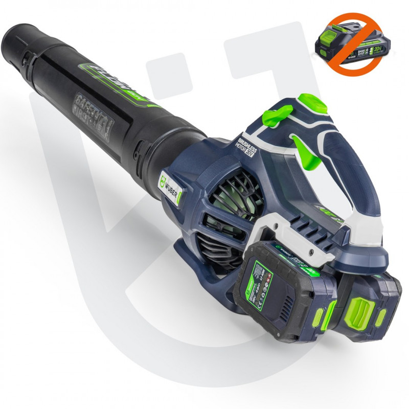 Soprador de folhas Wuber W04402, 40 V, 220 km/h