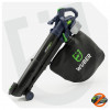 Soprador de folhas Wuber W04403, 40 V, 245 km/h