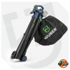 Soprador de folhas Wuber W04403, 40 V, 245 km/h
