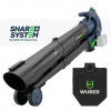 Soprador de folhas Wuber W04403, 40 V, 245 km/h