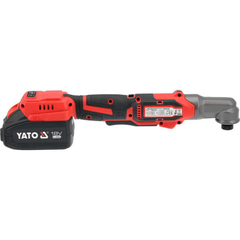 Chave de catraca de impacto YATO 18V, 160 Nm YT-828030