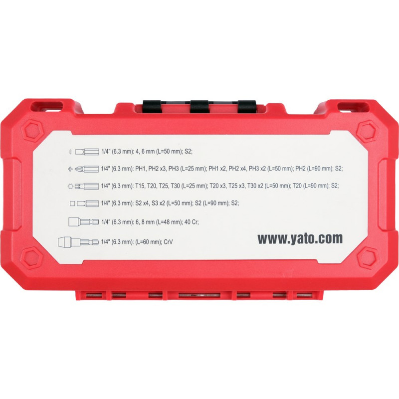 Conjunto de pontas de impacto YATO 39 pcs YT-78076