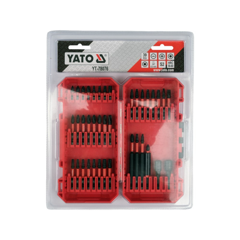 Conjunto de pontas de impacto YATO 39 pcs YT-78076