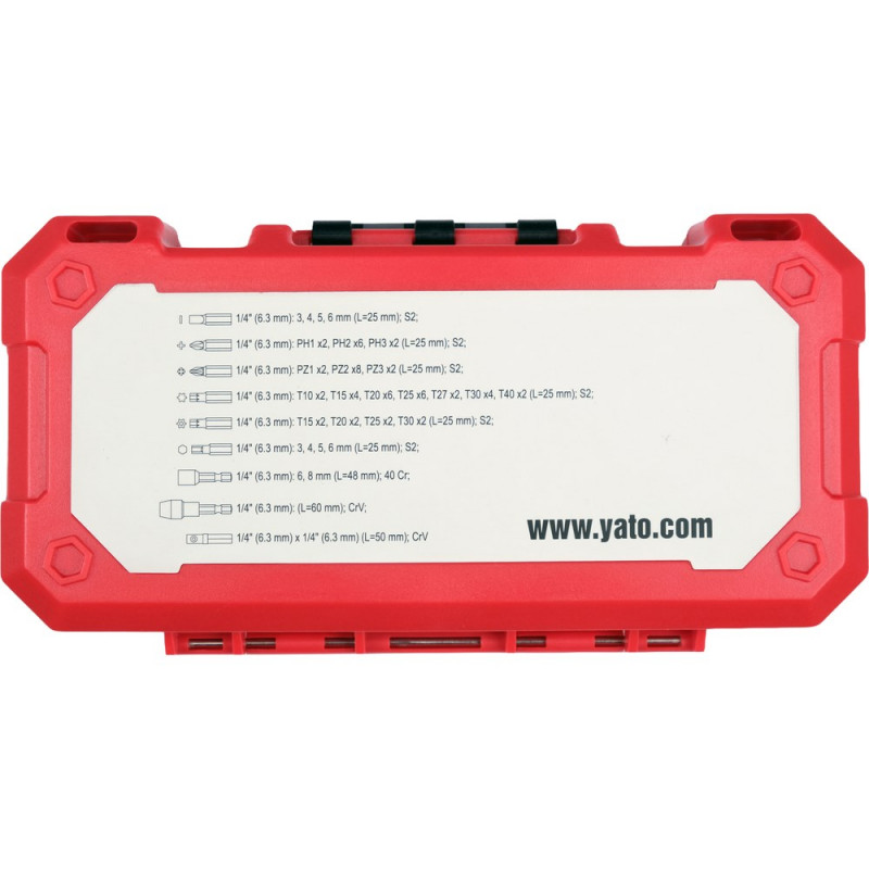 Conjunto de pontas de impacto YATO 68 peças YT-78077