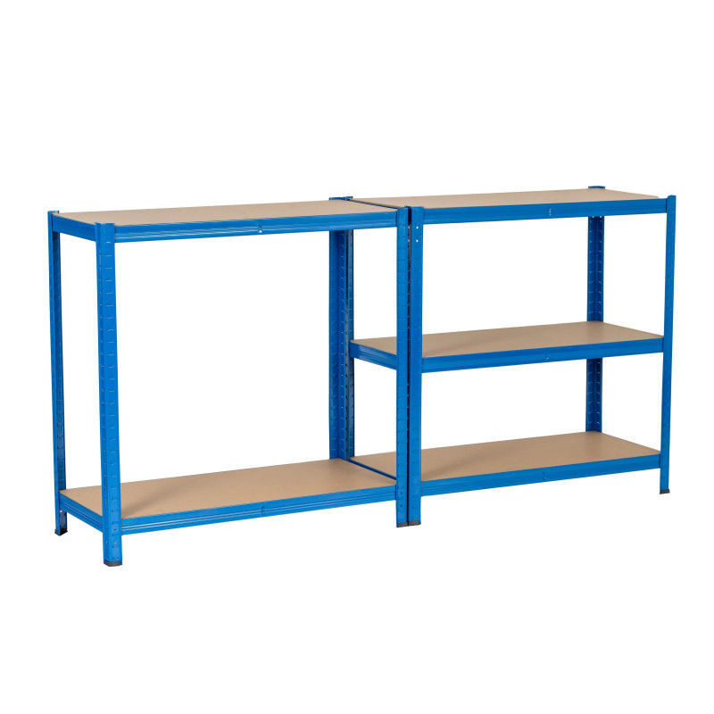 Estante metálica Extralink 180x90x40, azul