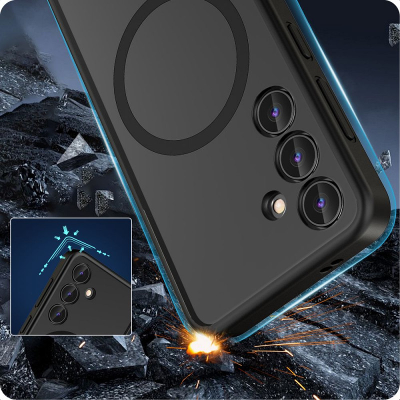 Capa MagSafe MagMat Tech-Protect para Samsung Galaxy S24 Ultra, preto mate