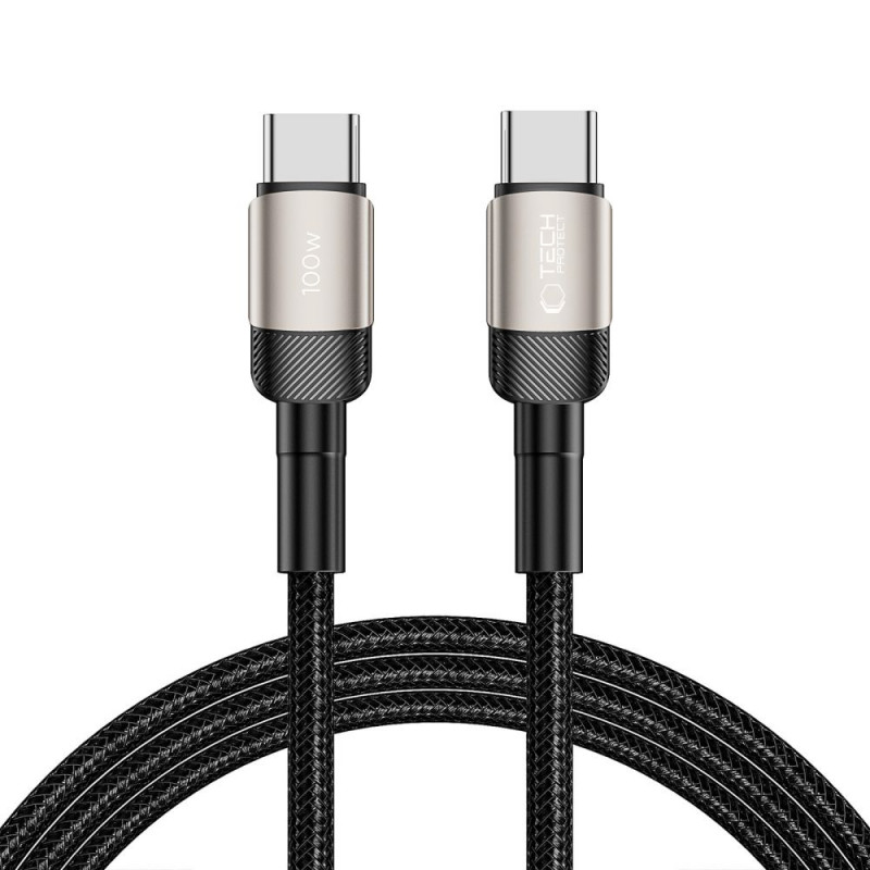 Cabo Tech-Protect UltraBoost Evo USB-C / USB-C 100W 5A 200cm Titanium
