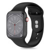 Pulseira de silicone Tech-Protect para Apple Watch 4/5/6/7/8/9/SE e Ultra 1/2 (42/44/45/49 mm), preta