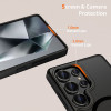 Capa Tech-Protect Magmat MagSafe para Samsung Galaxy S25 Ultra, preto mate