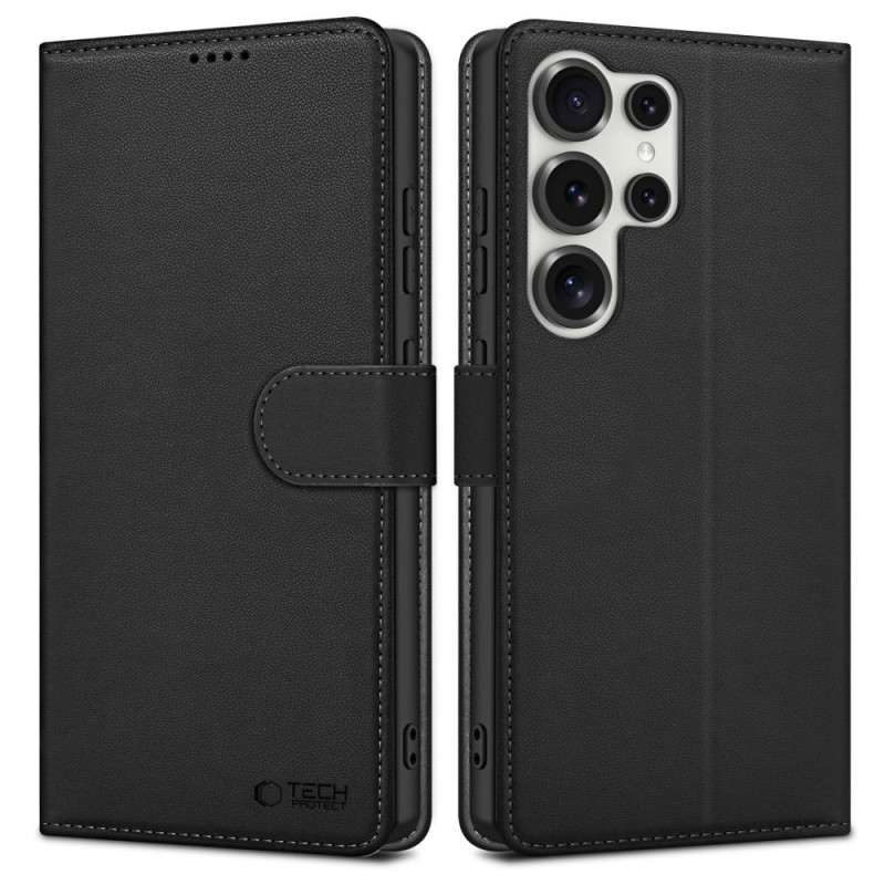Capa Wallet Tech-Protect para Samsung Galaxy S25 Ultra, preta