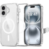Capa Tech-Protect Flexair Hybrid CC MagSafe para Apple iPhone 16, Transparente