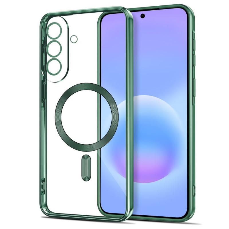 Capa Tech-Protect MagFlex MagSafe para Samsung Galaxy A37 5G, verde selva