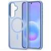 Capa Tech-Protect Magmat MagSafe para Samsung Galaxy A57 5G, azul-gelo mate