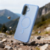 Capa Tech-Protect Magmat MagSafe para Samsung Galaxy A57 5G, azul-gelo mate