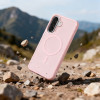 Capa Tech-Protect Magmat MagSafe para Samsung Galaxy A36 / A56 / A37 5G, rosa mate