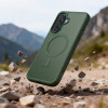 Capa Tech-Protect Magmat MagSafe para Samsung Galaxy A36 / A56 / A37 5G, verde mate