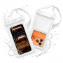 Tech-Protect UWC7 Capa flutuante impermeável universal para smartphones até 6,9 polegadas, branca