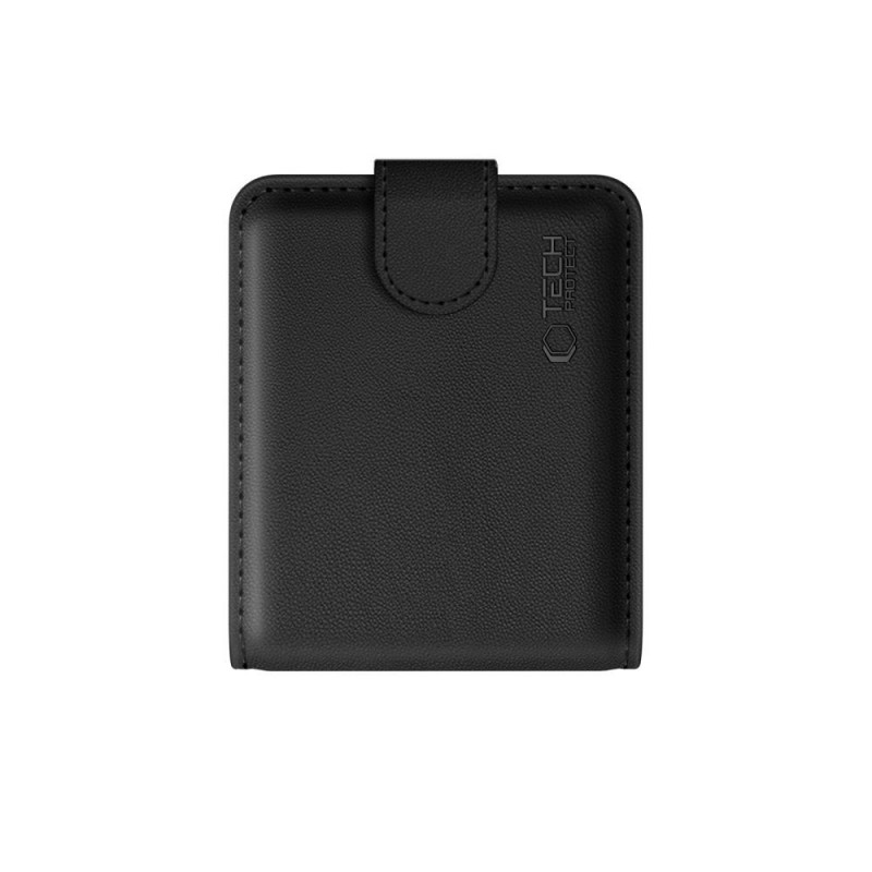 Capa carteira Tech-Protect para Samsung Galaxy Z Flip 8, preta