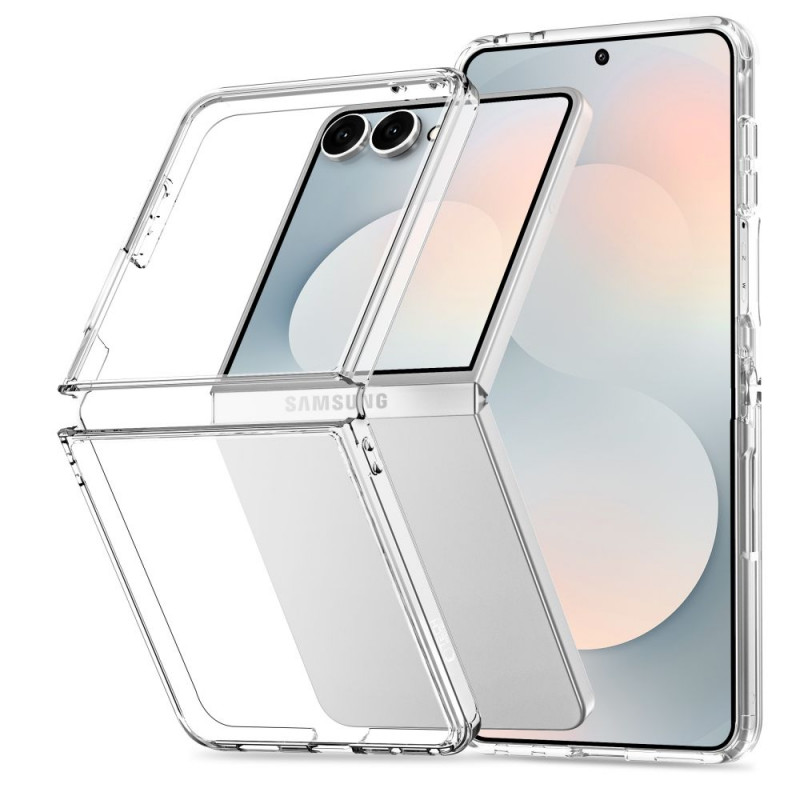 Capa Tech-Protect FlexAir Hybrid para Samsung Galaxy Z Flip 8, transparente