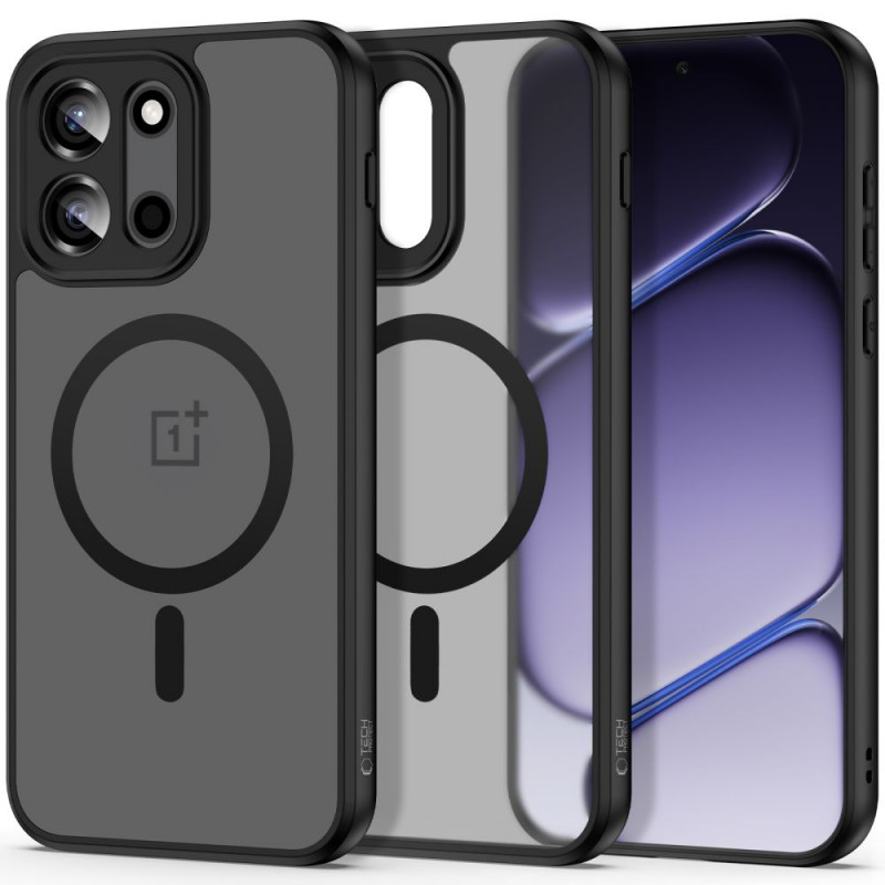 Capa MagSafe Tech-Protect Magmat para OnePlus Nord 6, preto mate