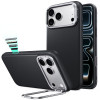 Capa ESR Leather Kickstand MagSafe para Apple iPhone 17 Pro Max / 18 Pro Max, preta