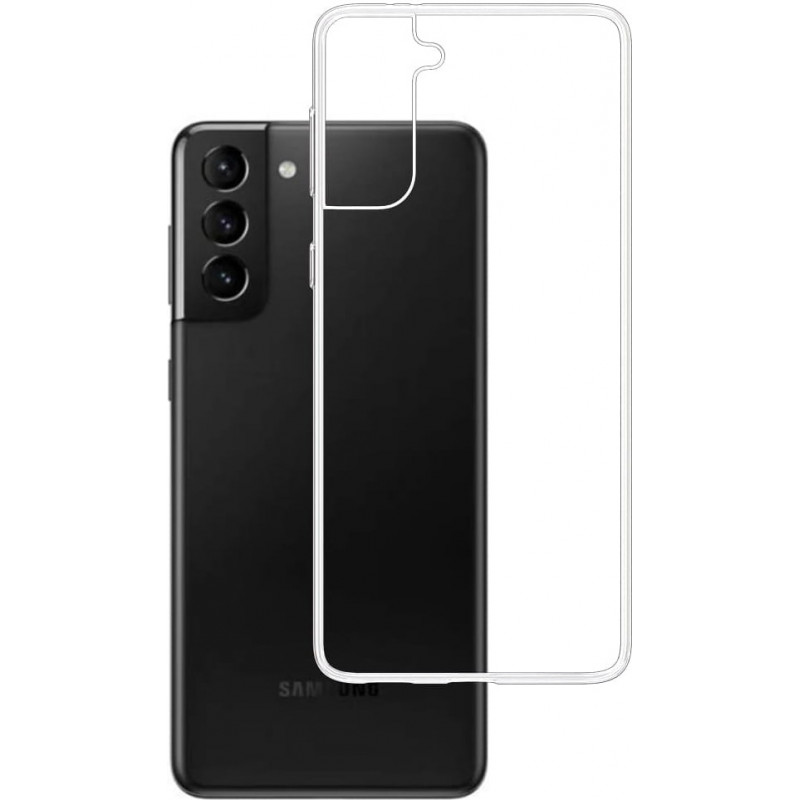 Capa 3MK Clear Case para Samsung Galaxy S21+ Plus, transparente