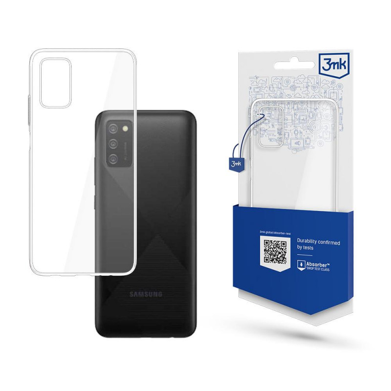 Capa 3MK Clear Case para Samsung Galaxy A03s LTE (3MK3344), transparente
