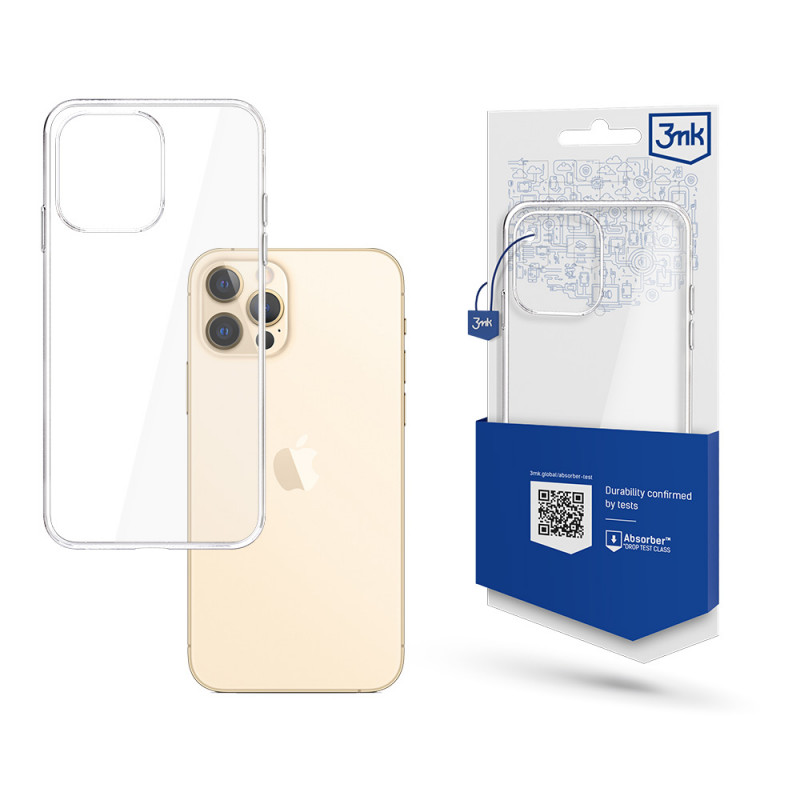 Capa 3MK Clear Case para Apple iPhone 13 Pro Max, transparente