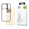 Capa 3MK Satin Armor Case+ para Apple iPhone 13 Pro Max (3MK3503), preta