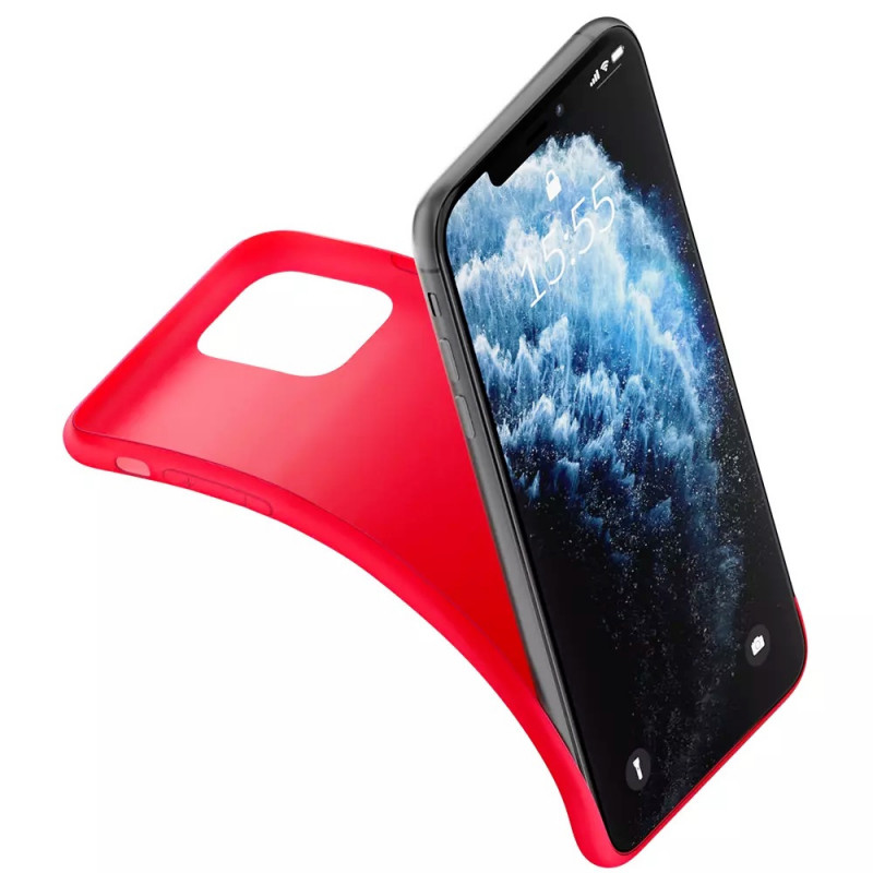 3MK Matt Case 3MK4032 para Apple iPhone 14, vermelha
