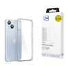 Capa 3MK Clear Case para Apple iPhone 14 Plus / 15 Plus, transparente