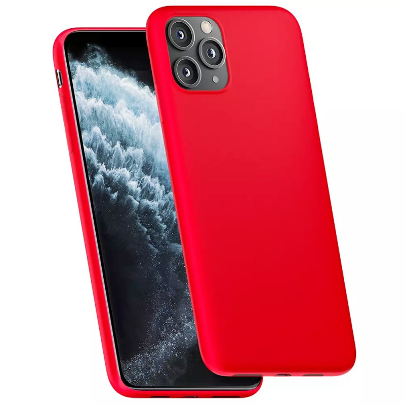 Capa 3MK Matt Case 3MK4038 para Apple iPhone 14 Plus / 15 Plus, vermelha