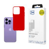 Capa 3MK Matt Case 3MK4050 para Apple iPhone 14 Pro Max, vermelha