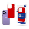 Capa 3MK Matt Case 3MK4050 para Apple iPhone 14 Pro Max, vermelha