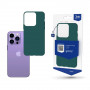 Capa 3MK Matt Case 3MK4049 para Apple iPhone 14 Pro Max, verde-escuro