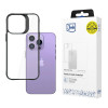 Capa 3MK Satin Armor Case+ para Apple iPhone 14 Pro Max, preta